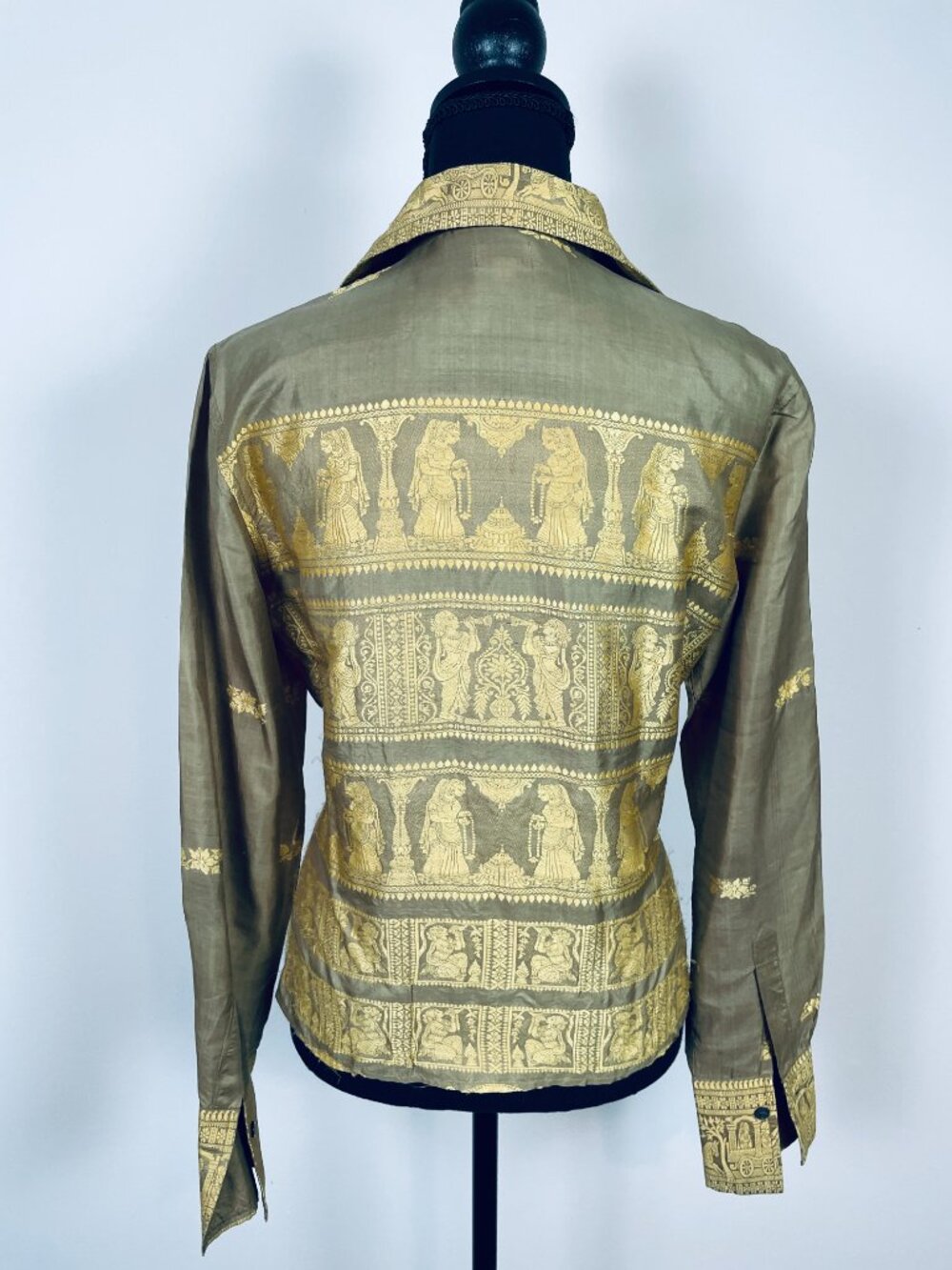 PAUL SMITH 100% silk blouse/shirt, Made in India - Picture 2 of 5